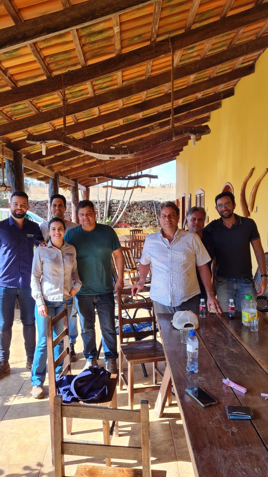 Reunião com equipe e produtores