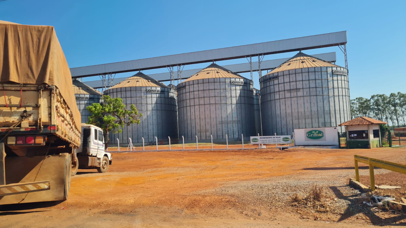 Infraestrutura de armazenagem de grãos